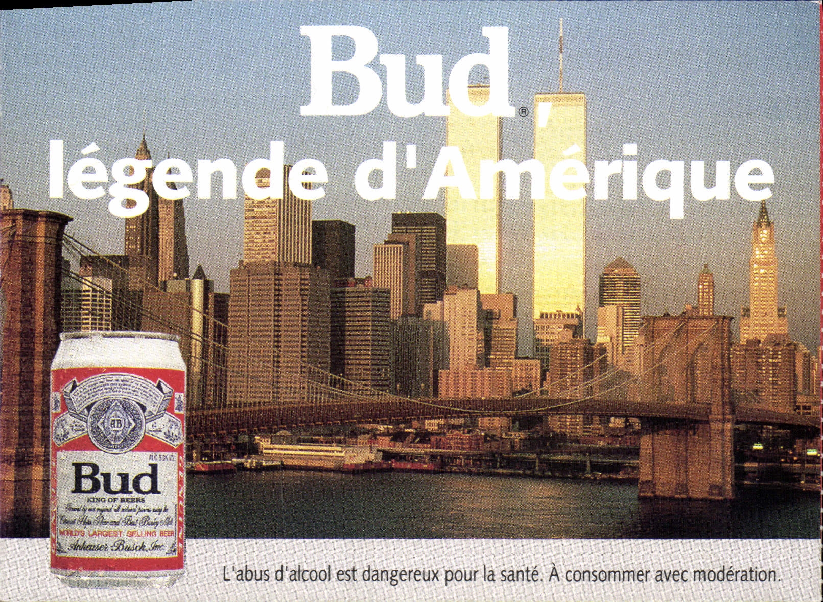 CPM Bud Legende d'Amerique Publicite Biere