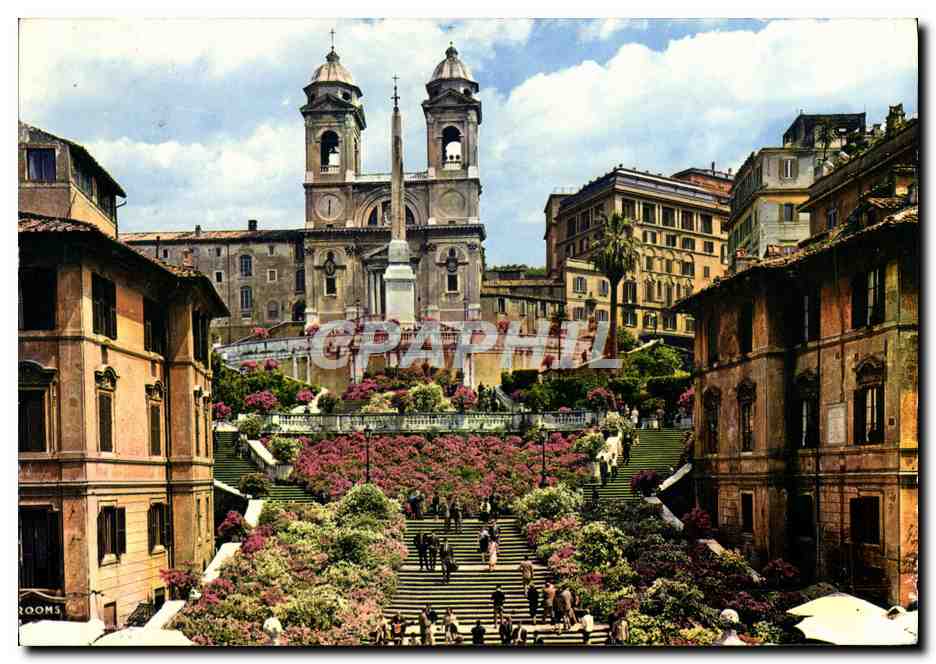 CPM Roma Trinita Dei Monti Moatra Delle Azalee