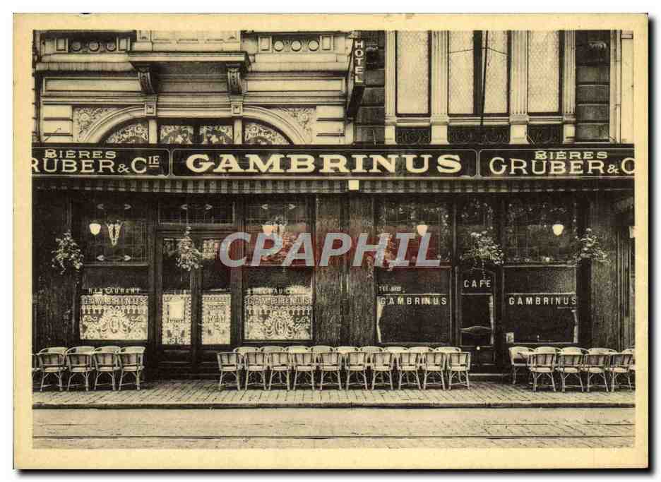 CPM Hotel Gambrinus Gand Rue De Flandre Gand Prop Victor Roufosse