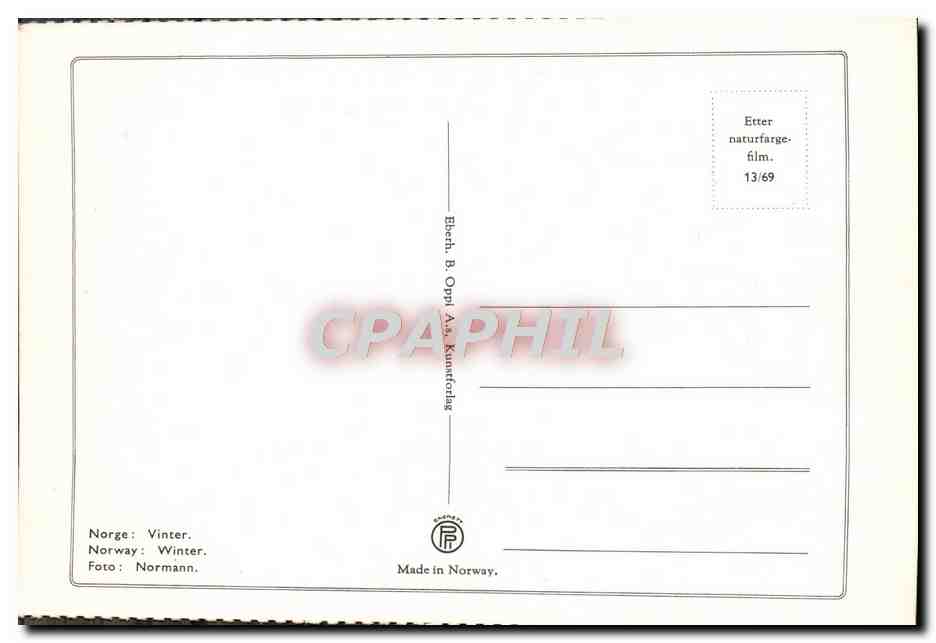CPM Norge Vinter  — Verso