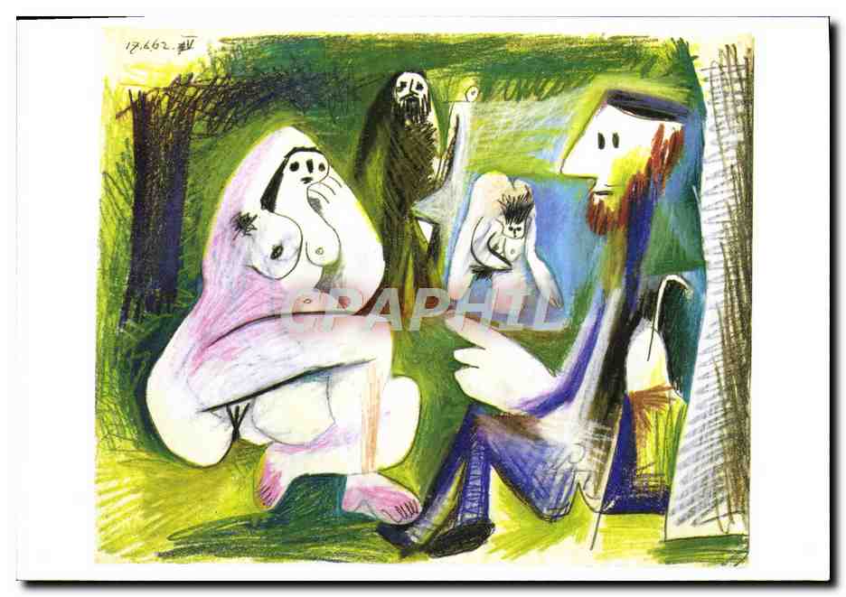Le déjeuner sur l'herbe — d'après Manet, 1962 — Réunion des musées nationaux, Paris