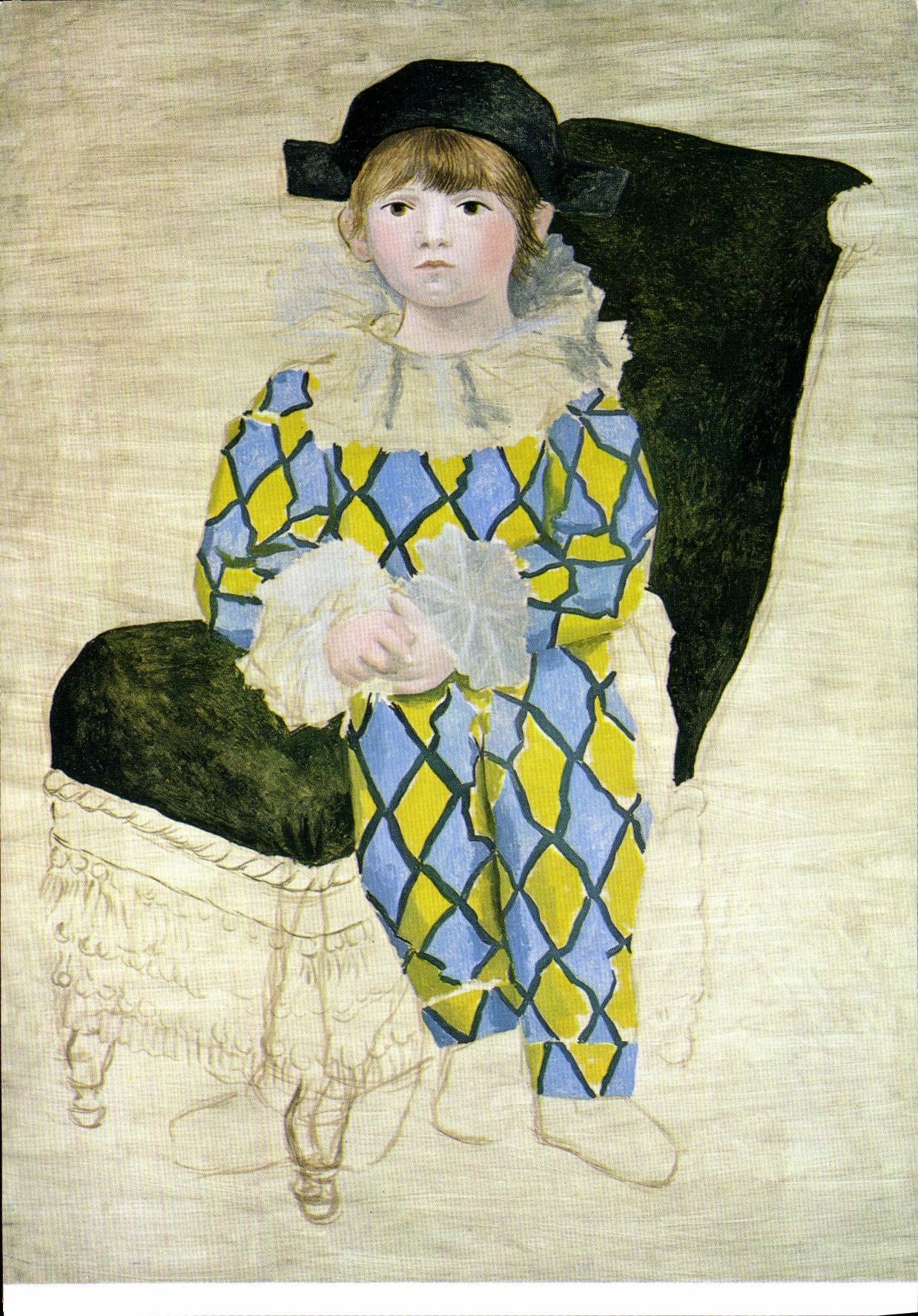 CPM Paul En Arlequin Huile Sur Toile Pablo Picasso