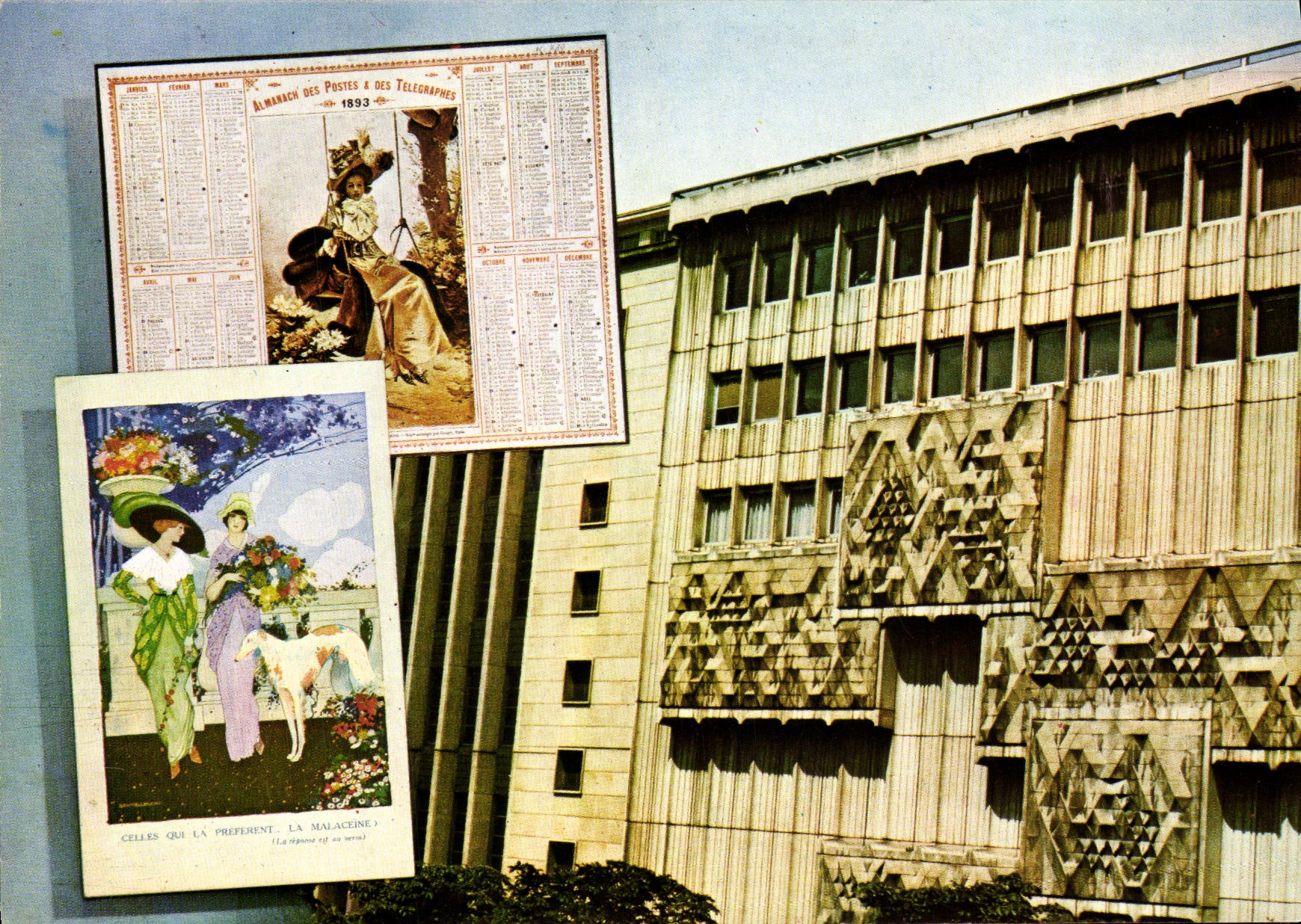 CPM Exposition Calendriers Et Cartes Postales Presentee Par Le Musee De LA Poste 1985