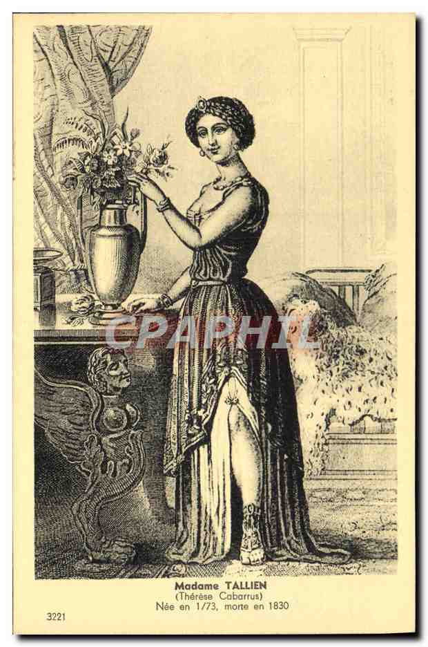 CPA Madame Tallien Morte En 1830 Therese Cabarrus 