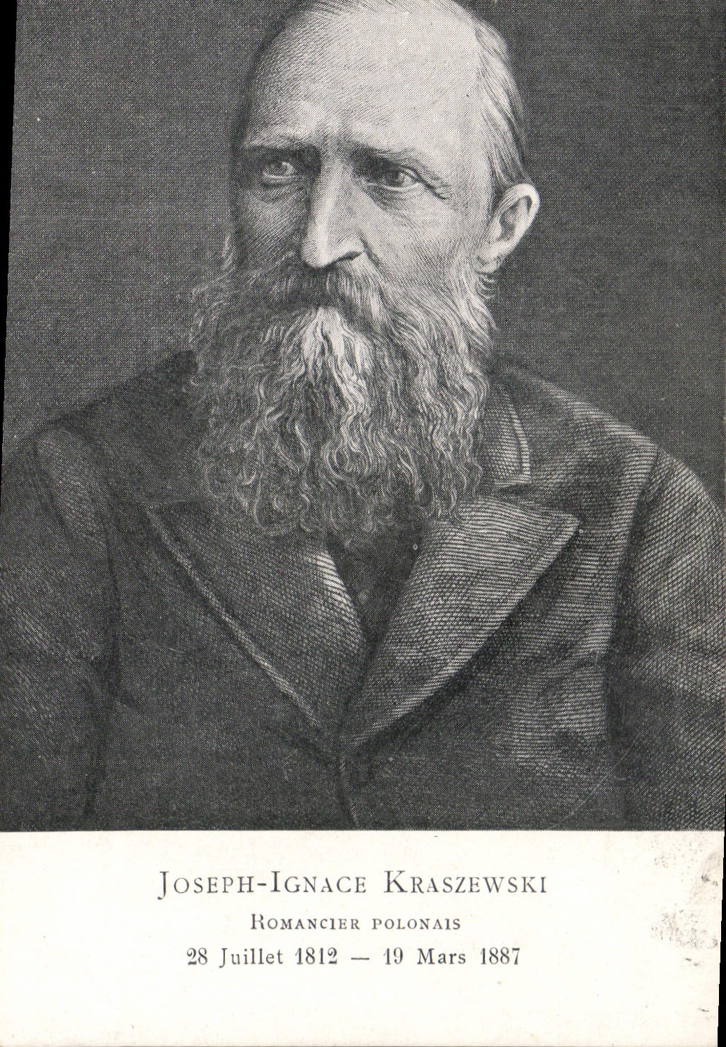 CPA Joseph Ignace Kraszewski Romancier Polonais 1812 1887 Pologne Poland 