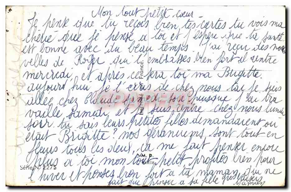 CPA Gare Aux Chahuteurs Chat Chats — Back