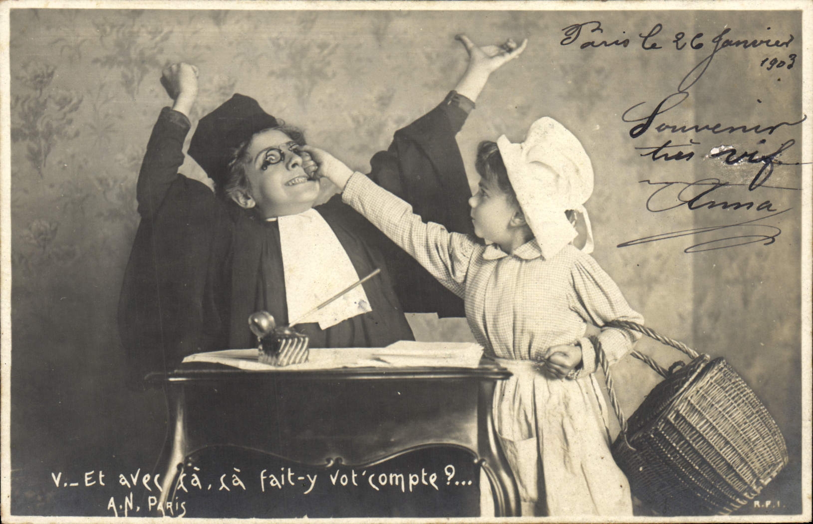 CPA Et Avec Ta Sa Fait Y Vot Compte Enfant Avocat