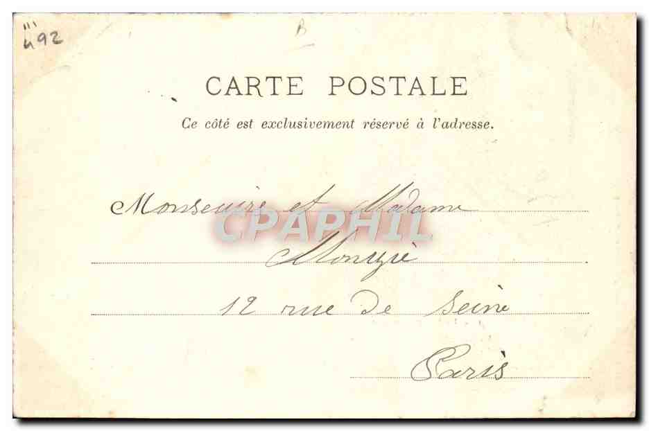 CPA La Femme Avocat Mariee Mere De Famille J'Ai L'Hon Neur Avant De Plaider La Cause Qui M'Est Juge Justice — Rückseite