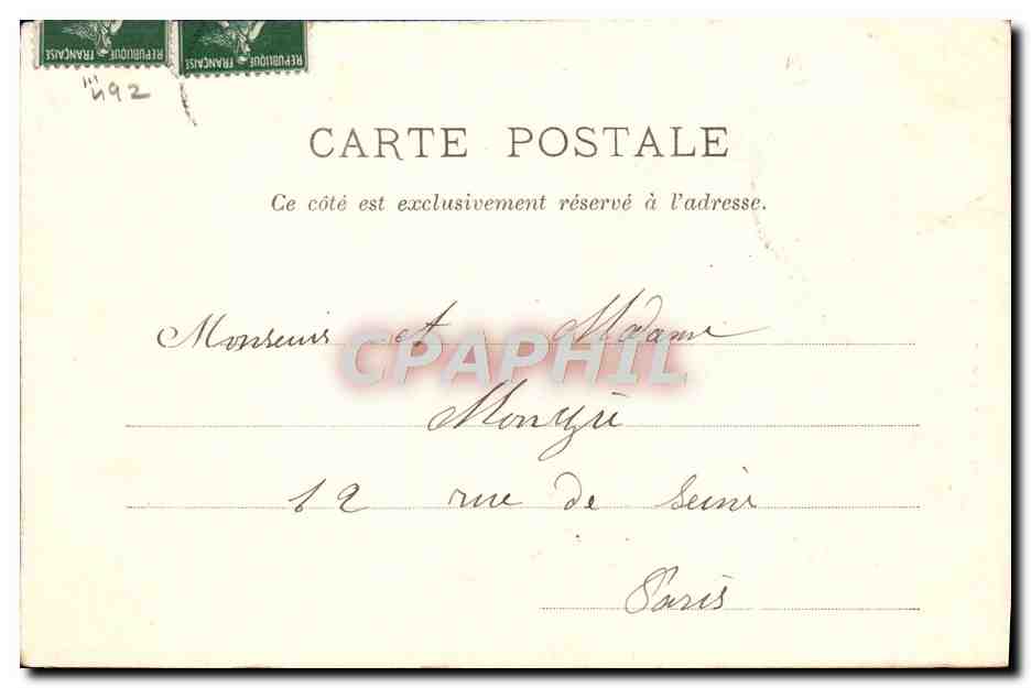 La femme avocat — 7. — Cliché A. Morinet, Nancy — Verso