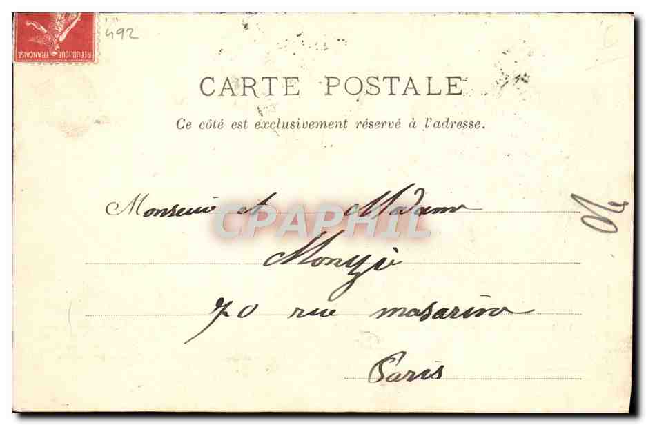 La femme avocat — cliché A. Morinet — Imp. Phot. Royer et Cie — Verso