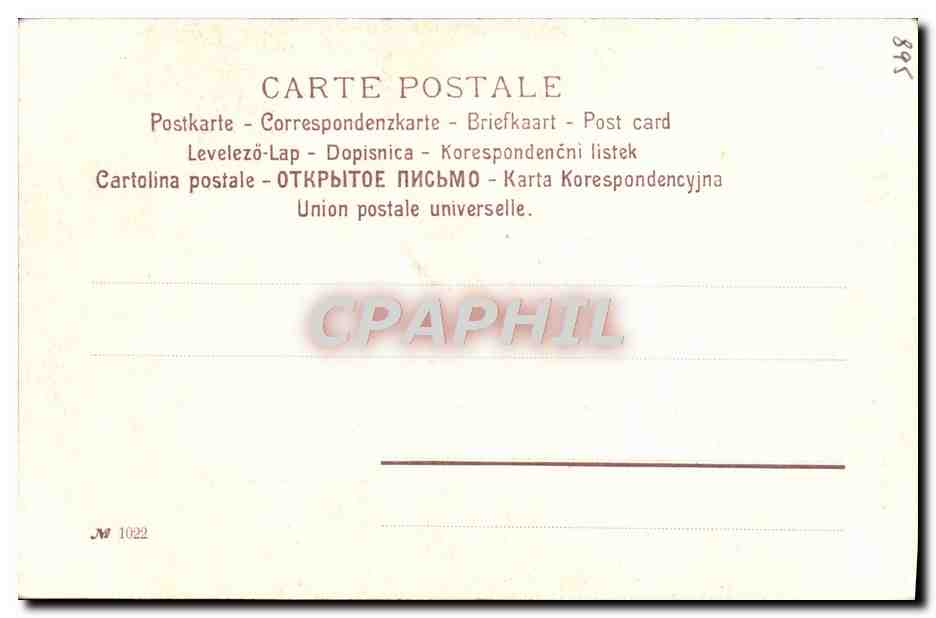 CPA Fantaisie Femme a la plage  — Rückseite