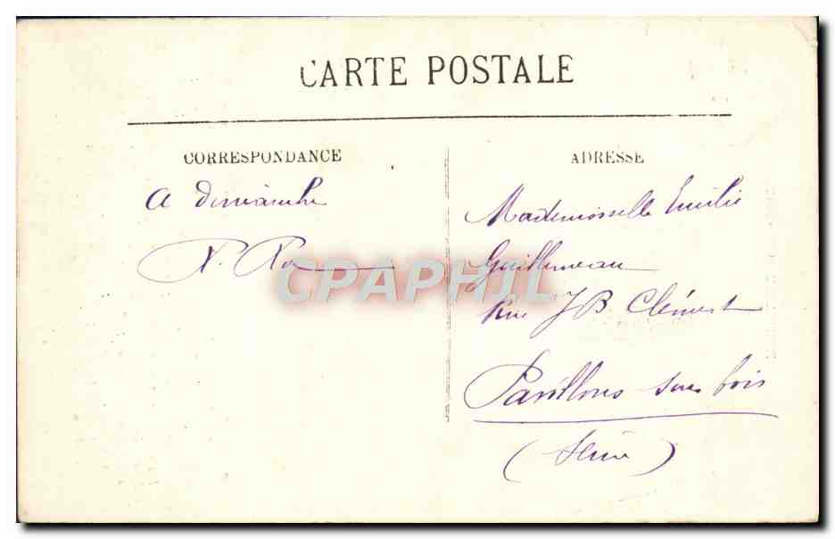 CPA Richelieu Armand Jean Du Plessis Cardinal De Richelieu Ministre De Louis XIII — Rückseite