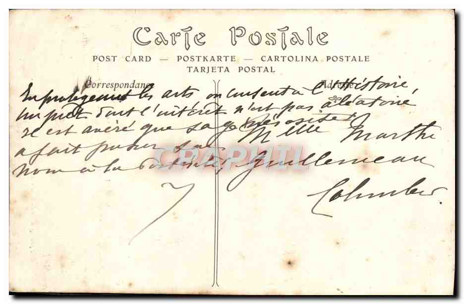 Marie de Médicis — portrait historique — ND Phot. n°21 — Verso