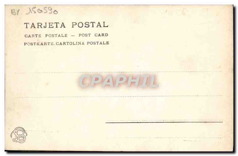 CPA Arrastre Corrida Taureau — Verso
