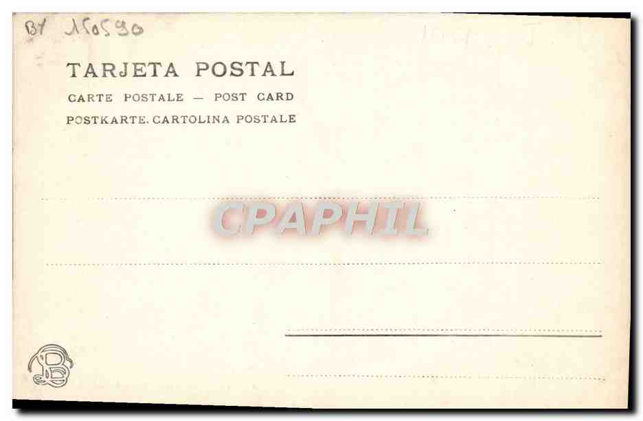 CPA Salida De La Cuadrilla Corrida Taureau — Verso
