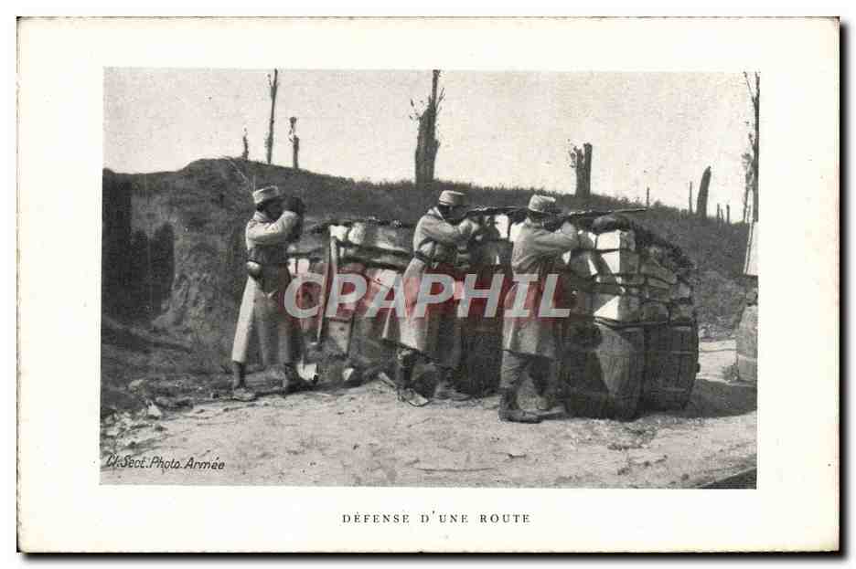CPA Defense D'Une Route Militaria 