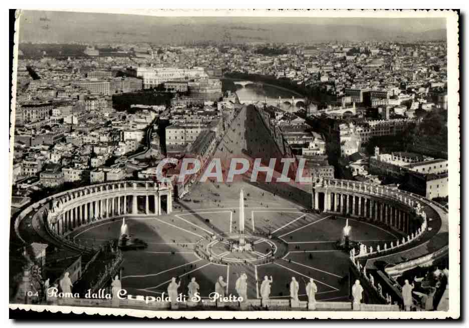 CPA Roma Dalla Cupola Di S S Pietro