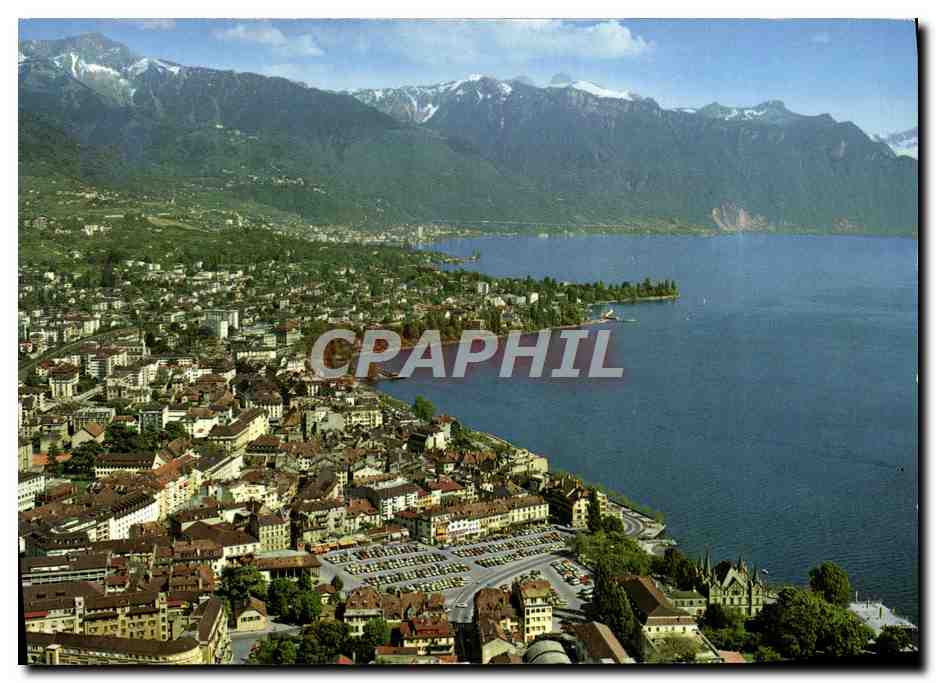 CPM Vevey et la tour de Peilz Riviera Vaudoise