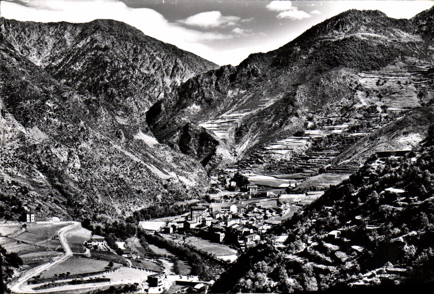 CPM Valls D'Andorra Sant Julia de Loria Vista general Andorre