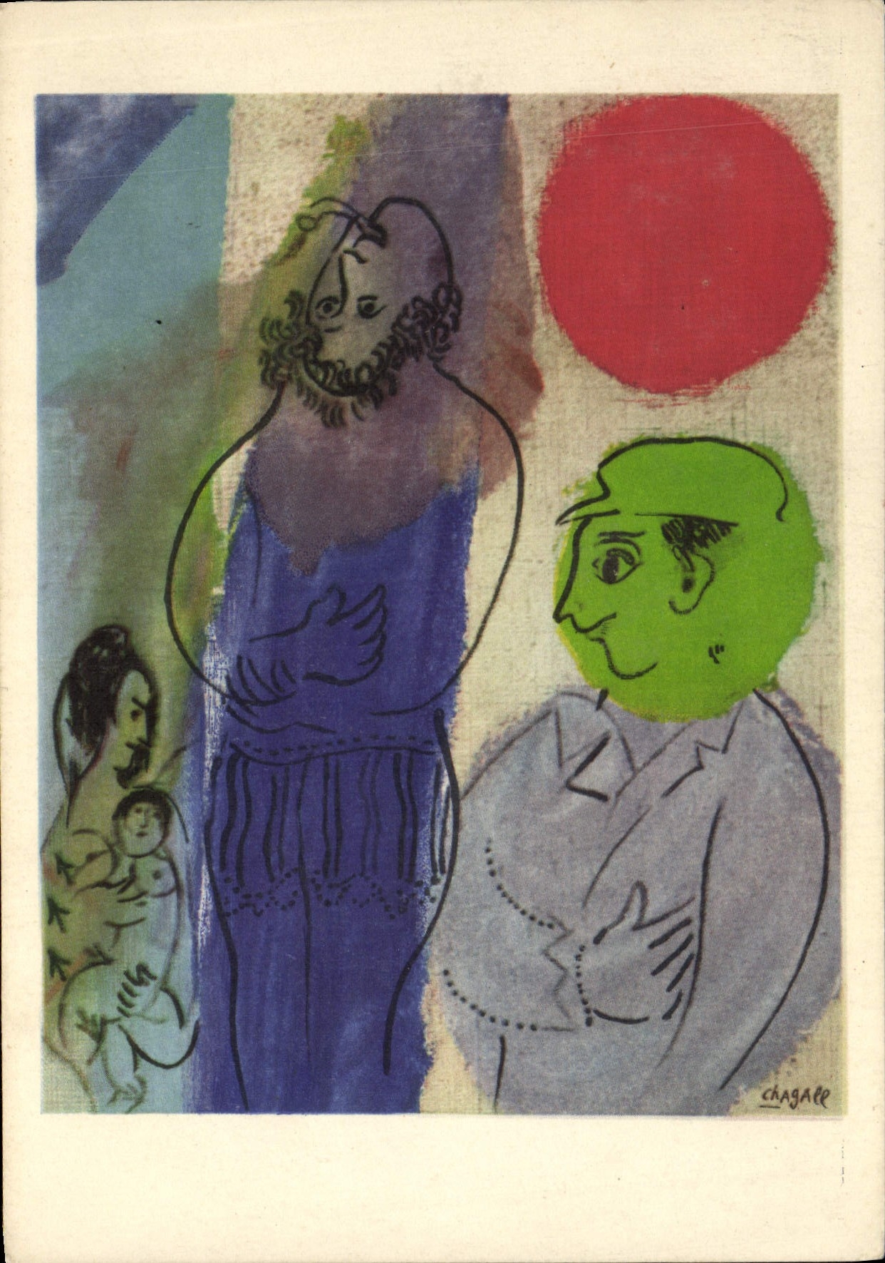 CPM Chagall les Clowns 