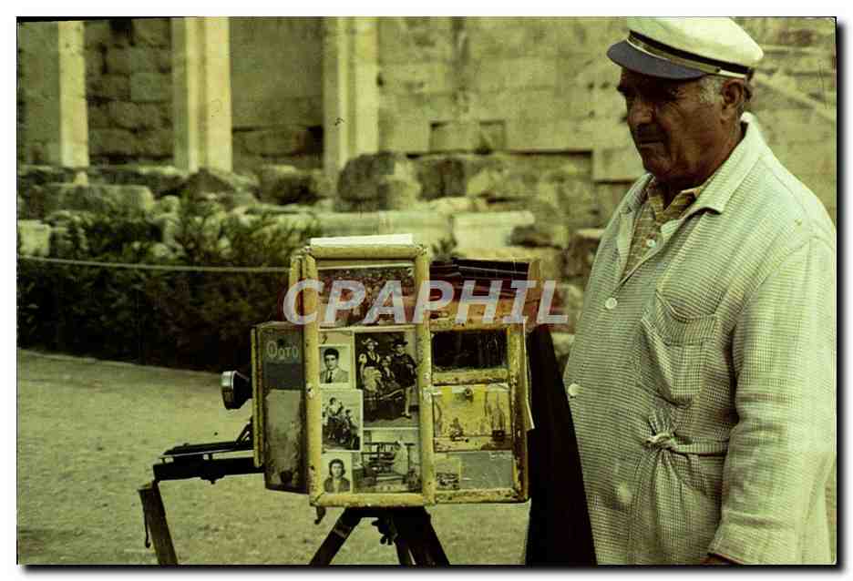 CPM Photographer at the ruins Olympia Greece 1976 Barbara Wyeth
