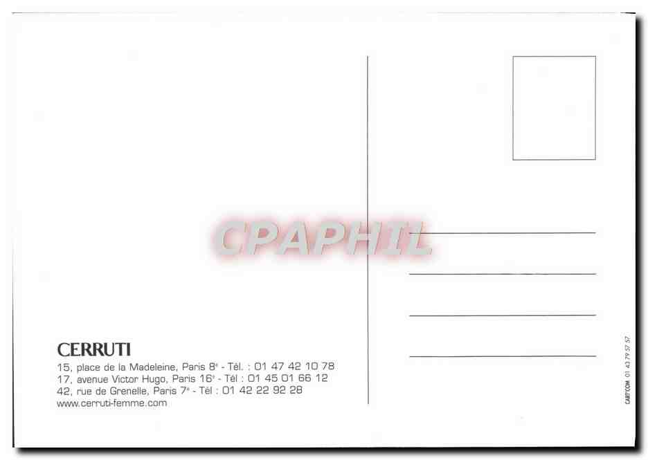 Séance photo pour Cerruti — Modèles en studio — Éditeur Cerruti — Verso
