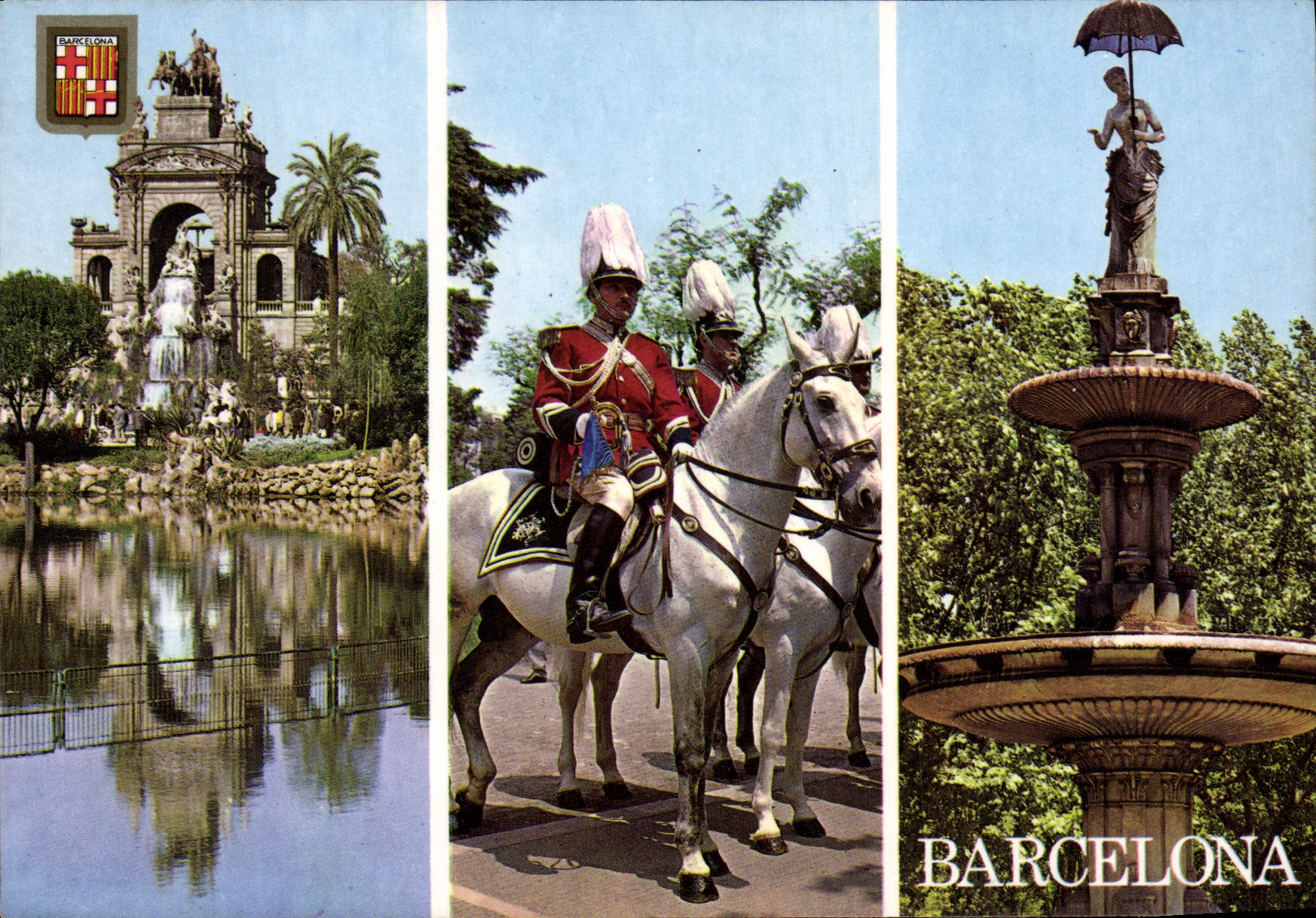 Parc de la Ciutadella — Cercle d'honneur — Fontaine de la Mer — Barcelona