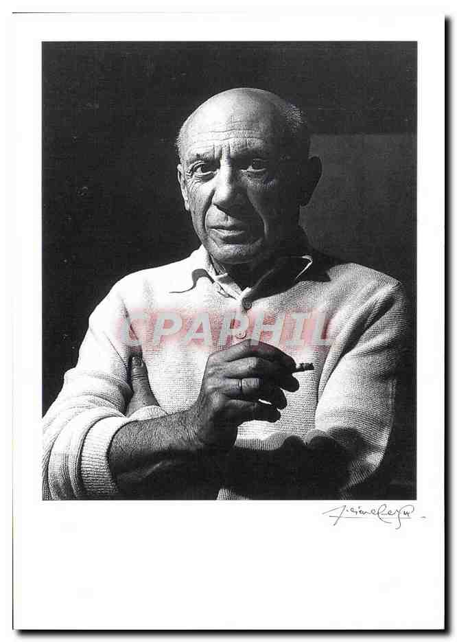 CPM Picasso par Lucien Clergue 