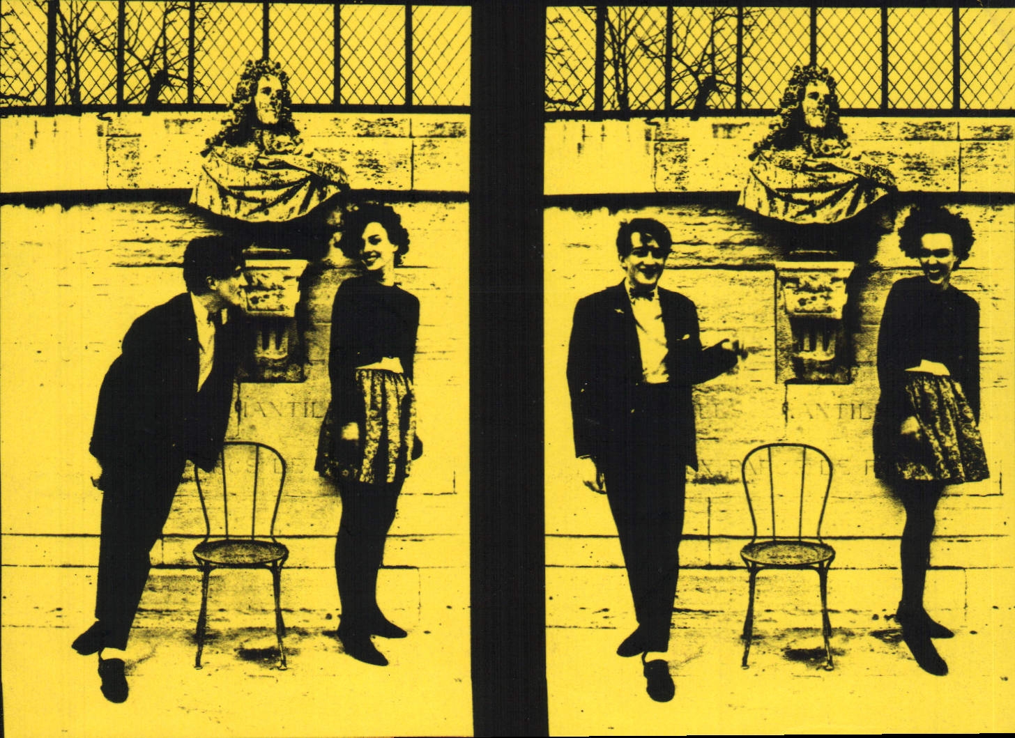 Carton d'invitation Michel Saloff Galerie l'Oeil du Diaph Place Jean Jay Paris 14eme
