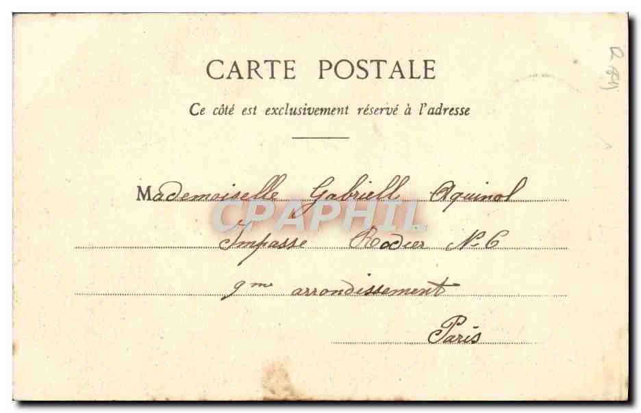 Plessot padre de familia — escena teatral — Fototipia A. Bepoquet & Cie, Nancy — Reverso