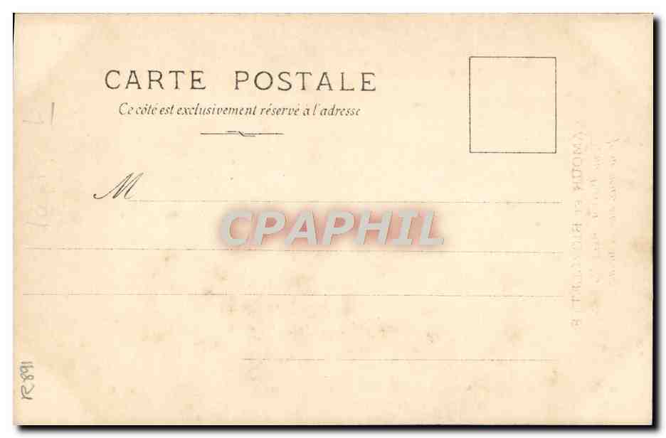 CPA Amour Et bicyclette Non pierrot disait Pierrette Je Ne veux rien le Donner Femme Velo Cycle — Verso
