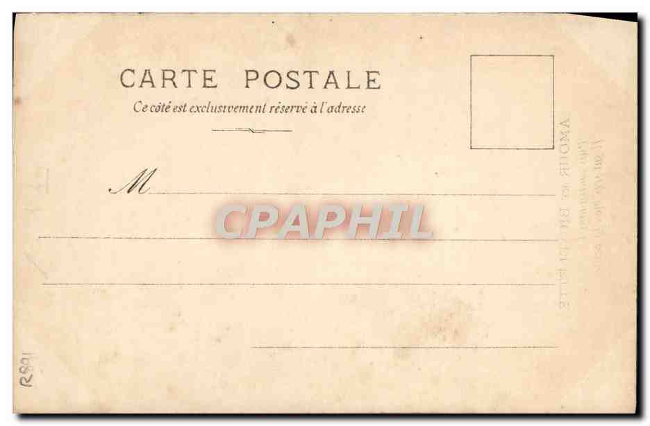 Amour et Bicyclette — S.I.P. — n° 102/9 — Verso
