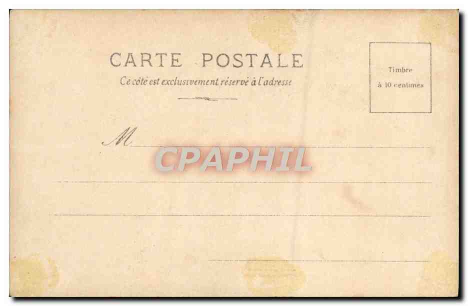 CPA Fantaisie Femme — Rückseite