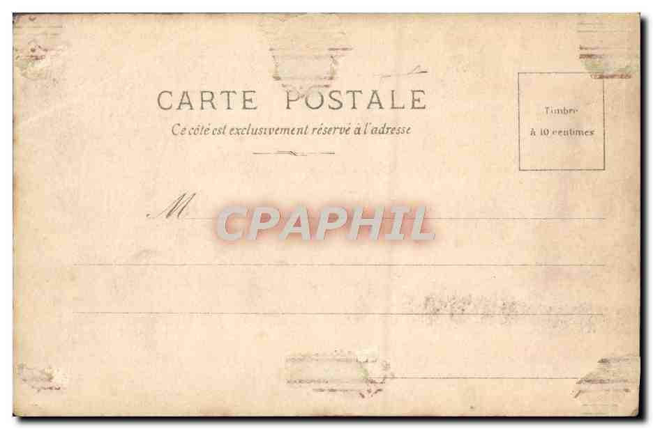 CPA Fantaisie Femme — Rückseite