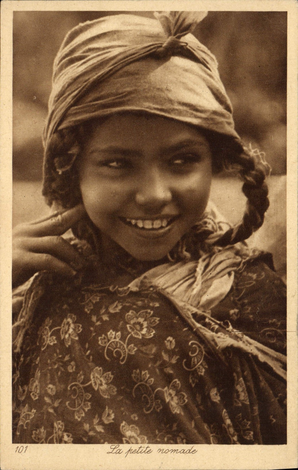 CPA Le petite nomade Enfant Tunisie 