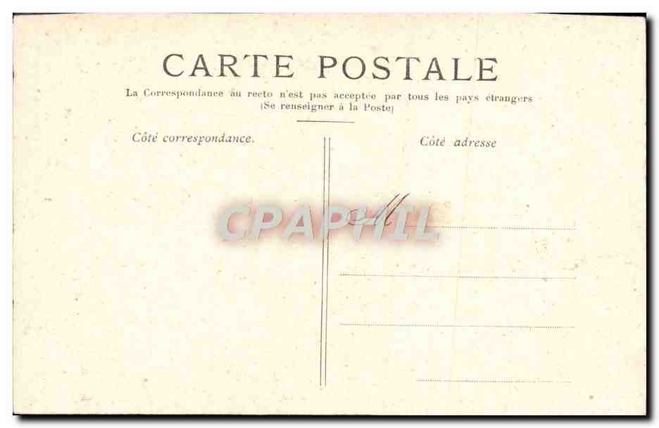 CPA Paris La Colonne Vendome et la Rue de la Paix — Rückseite