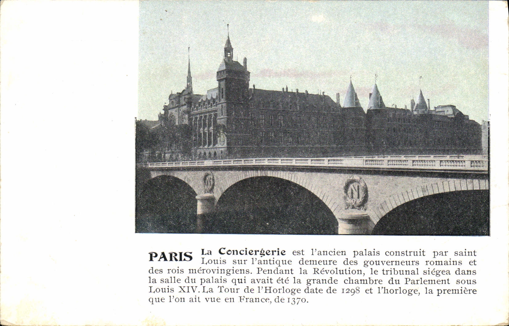 CPA Paris La Conciergerie 