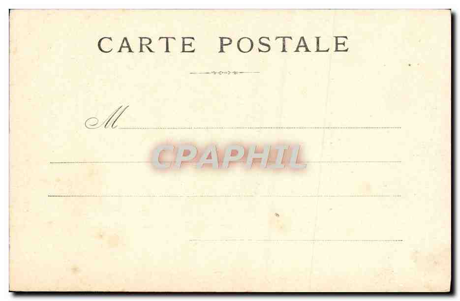 CPA Paris La Conciergerie  — Verso