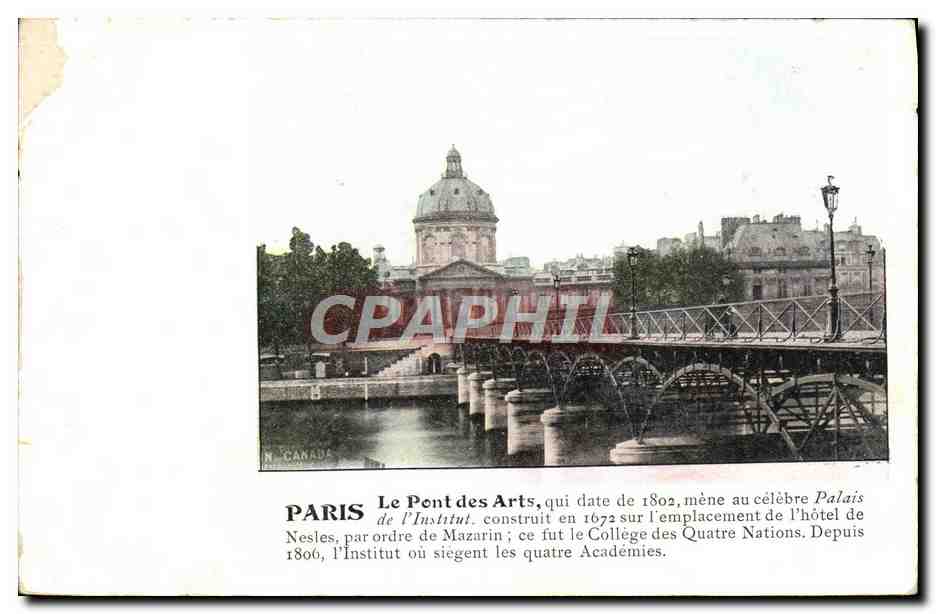 CPA Paris Le Pont des Arts
