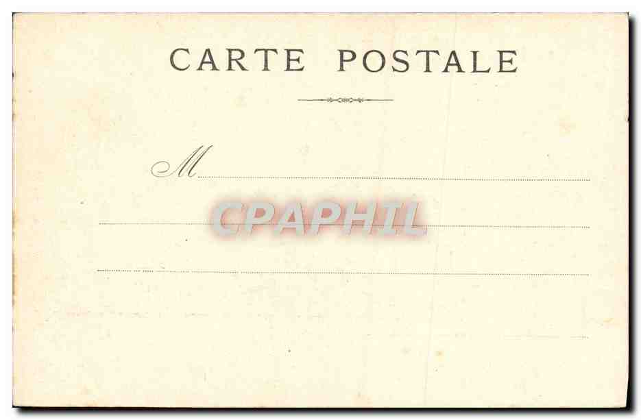 CPA Paris Le Pont des Arts — Rückseite