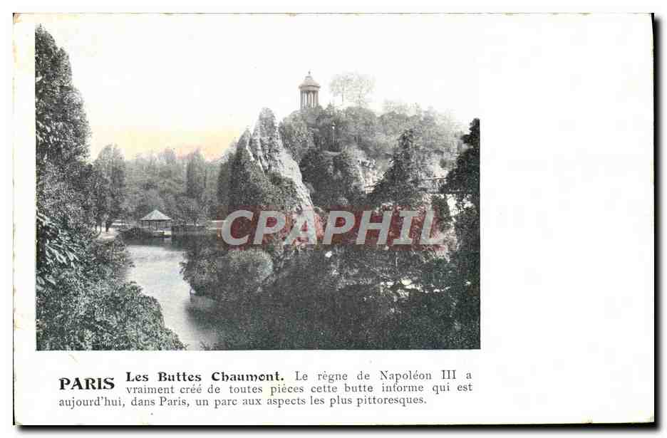 CPA Paris Les Buttes Chaumont