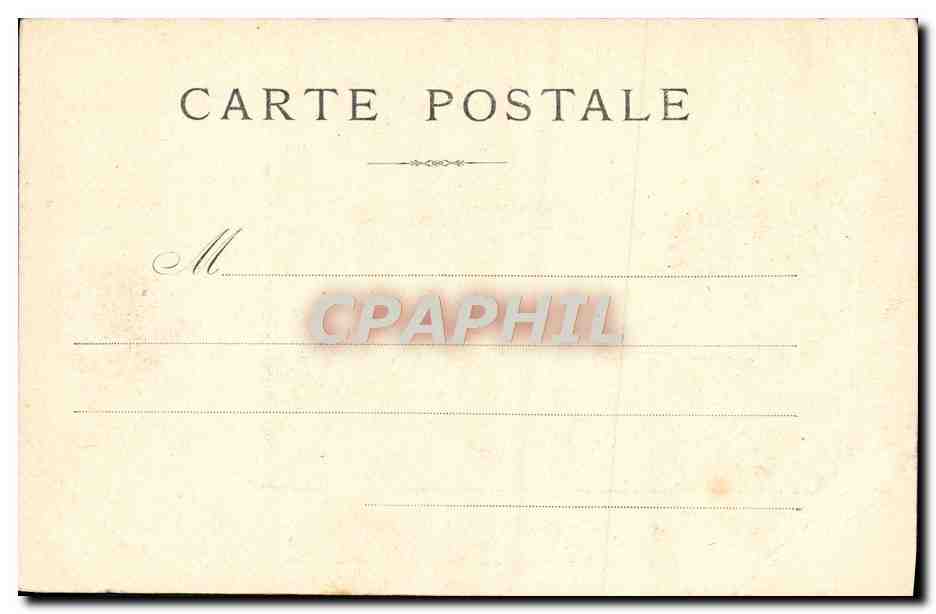 CPA Paris Les Buttes Chaumont — Verso