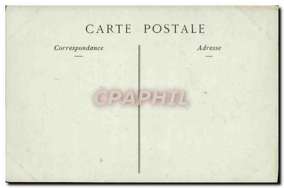 CPA Paris La Chambre des Deputes Place du Palais Bourbon — Rückseite
