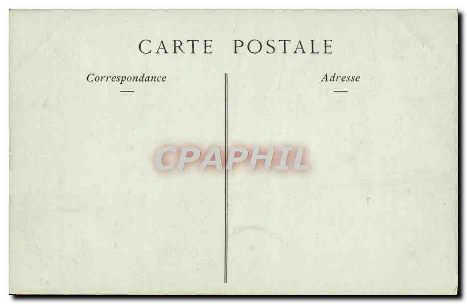 CPA Paris L'Hotel de Ville — Rückseite
