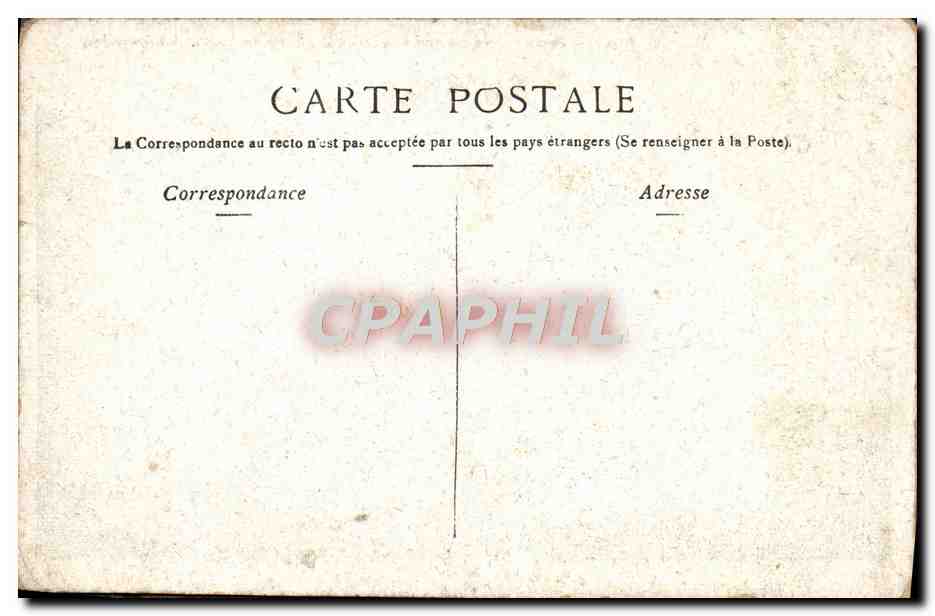 CPA Paris Fontaine Carpeaux Dans Le parc du Luxembourg — Rückseite