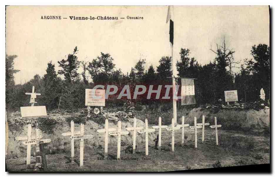 Argonne — Vienne-le-Château — Ossuaire — Éd. C. Barboux-Burthelemy, Tabor