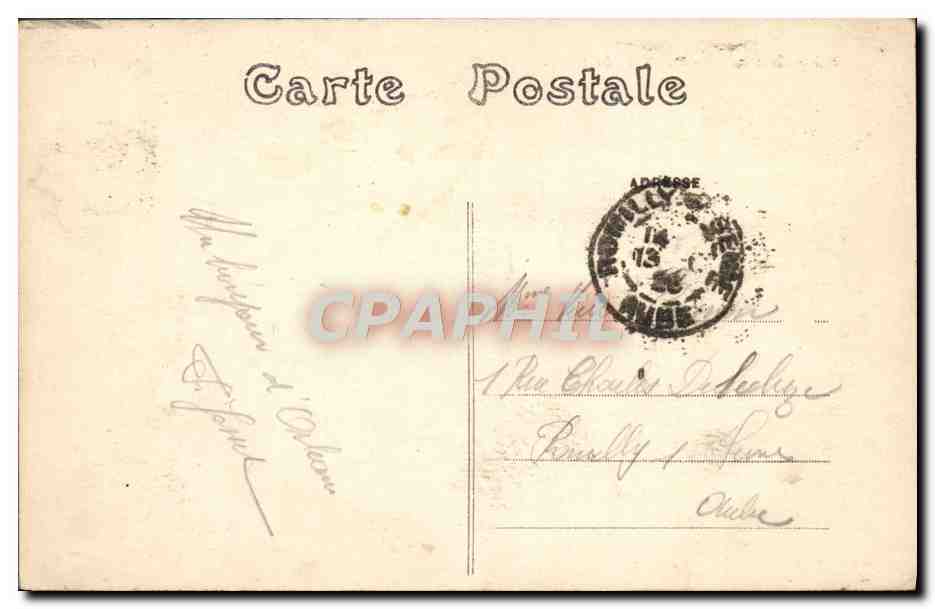CPA Orleans Le Palais de Justice — Verso