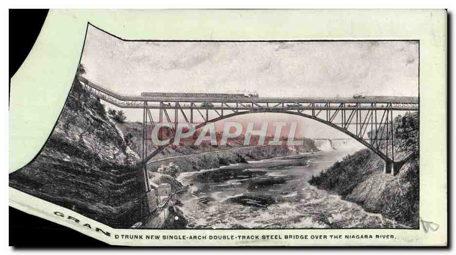 Petit livret Grand Trunk Railway Systel Niagara Gorge Niagara Falls 16 page leaflet — Rückseite