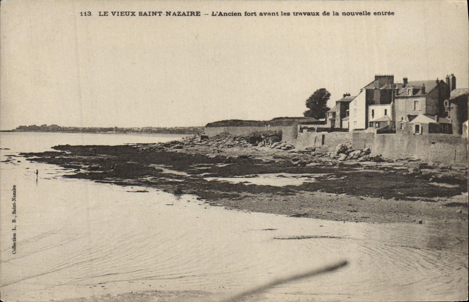 CPA Le Vieux Saint Nazaire L'Ancien Front Avant Les Travaux De La Nouvelle Entree