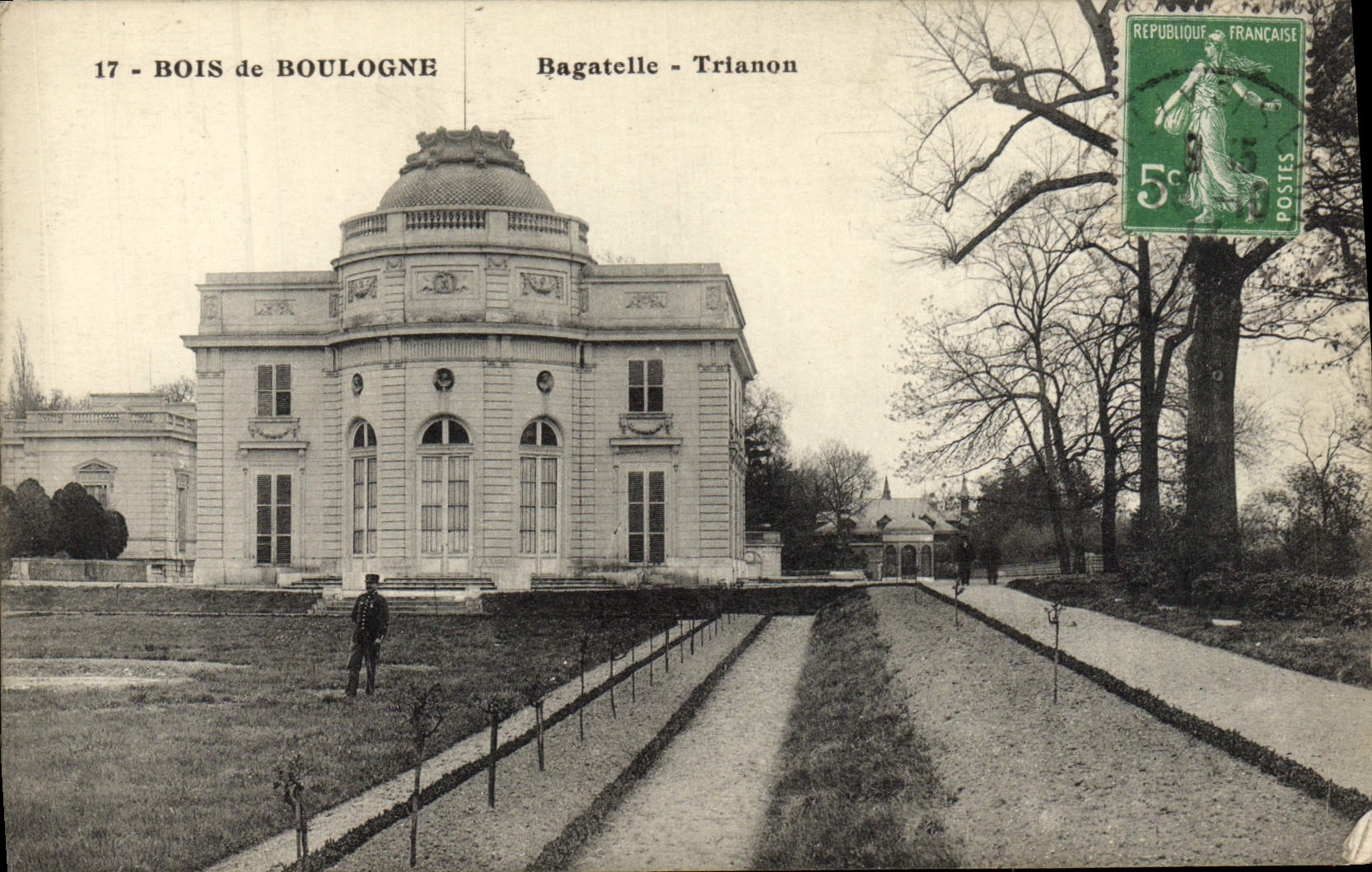 CPA Bois De Boulogne Bagatelle Trianon
